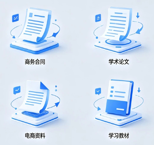 覆盖多场景文档翻译需求